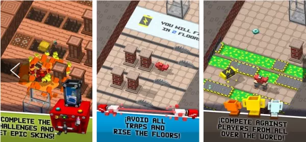 Gameplay screenshot from crossy robot combine skins for Android