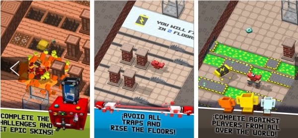 Gameplay screenshot from crossy robot combine skins for Android