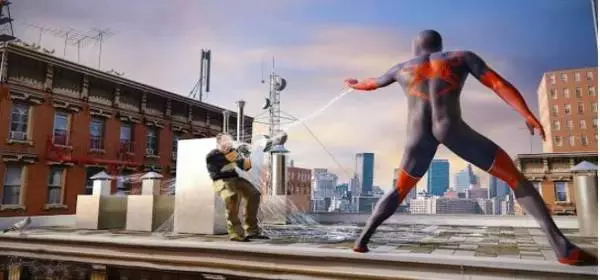 Gameplay screenshot from amazing strange rope police vice spider vegas for Android