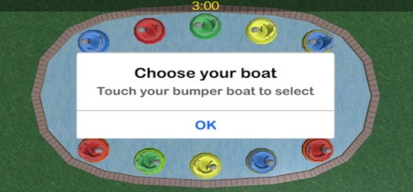 Gameplay screenshot from bumper boat battle for Android