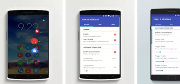 Gameplay screenshot from circle sidebar pro for Android