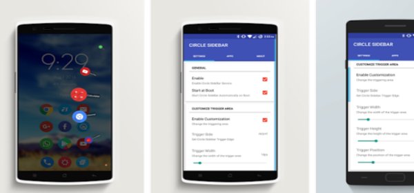 Gameplay screenshot from circle sidebar pro for Android