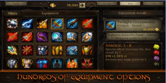 Gameplay screenshot from arcane quest 3 for Android