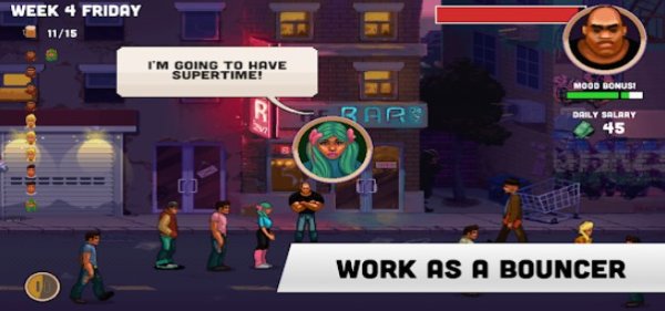 Gameplay screenshot from bouncer story for Android