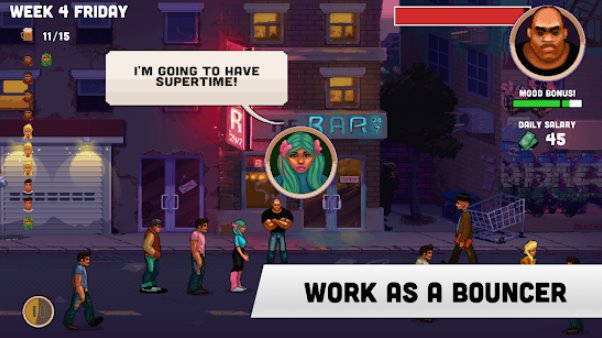 bouncer story MOD APK Android