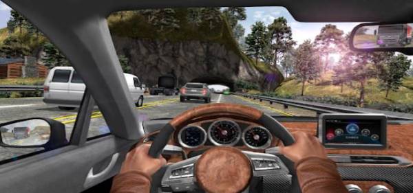 Gameplay screenshot from car in traffic 2018 for Android