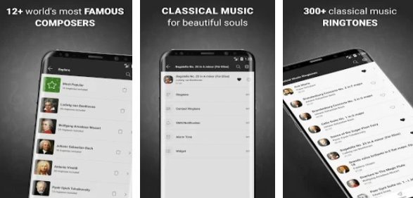 Gameplay screenshot from classical music ringtones for Android