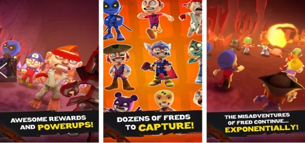 Gameplay screenshot from clicker fred for Android