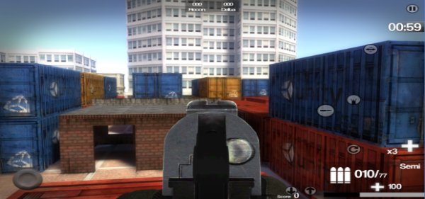 Gameplay screenshot from coalition multiplayer fps for Android