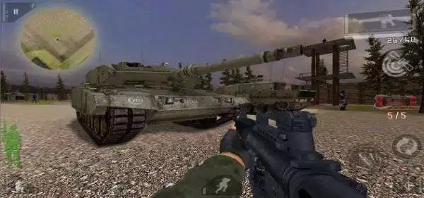 Gameplay screenshot of Commando Adventure Shooting MOD APK on Android