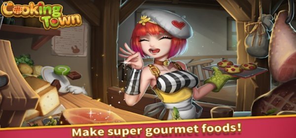 Gameplay screenshot from cooking town chef restaurant cooking game for Android