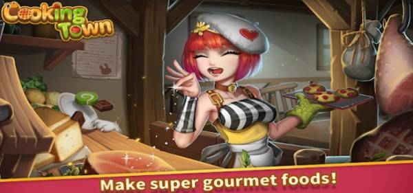 Gameplay screenshot from cooking town chef restaurant cooking game for Android