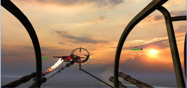 Gameplay screenshot from bandit six vr for Android