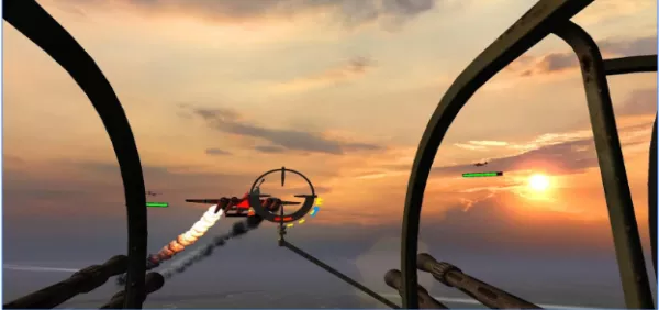 Gameplay screenshot from bandit six vr for Android