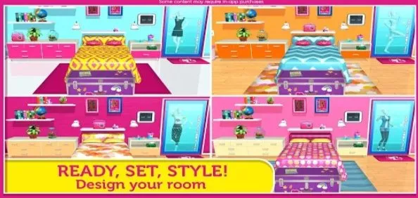 Gameplay screenshot from barbie dreamhouse adventures for Android
