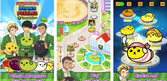 Gameplay screenshot from bean crush adorable match 3 for Android