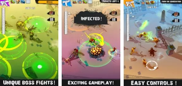 Gameplay screenshot from beat the dead for Android