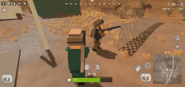 Gameplay screenshot from blockfort battle royale for Android