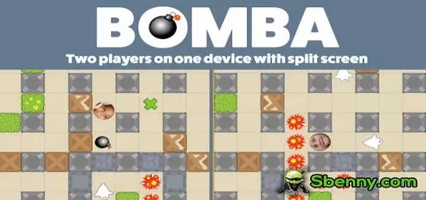 bomba 2 player split screen