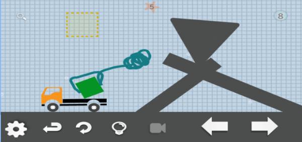 Gameplay screenshot from brain it on the truck for Android