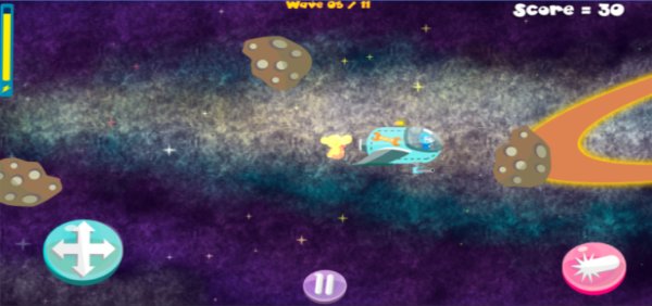 Gameplay screenshot from buker galactic heroe for Android
