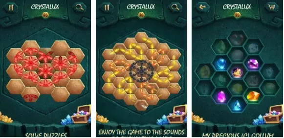 Gameplay screenshot from crystalux new discovery for Android
