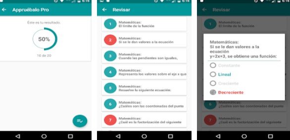 Gameplay screenshot from appruébalo pro for Android