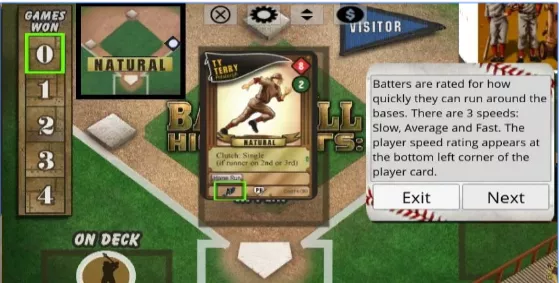 Gameplay screenshot from baseball highlights 2045 for Android