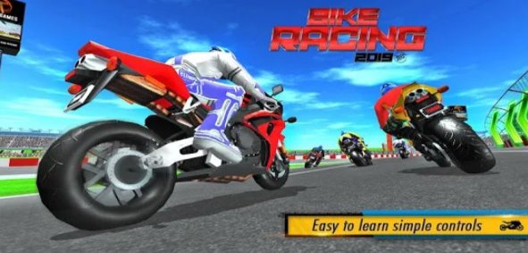 Gameplay screenshot from bike racing 2019 2 for Android