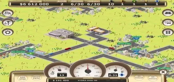 Gameplay screenshot from bus tycoon nd for Android