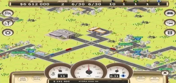 Gameplay screenshot from bus tycoon nd for Android