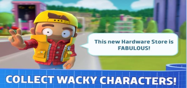 Gameplay screenshot from city mania town building game for Android