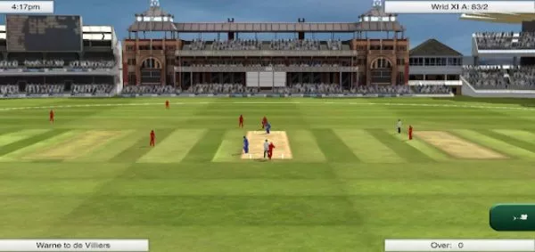 Gameplay screenshot from cricket captain 2019 for Android