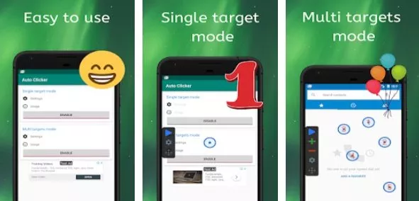 Gameplay screenshot from auto clicker automatic tap for Android