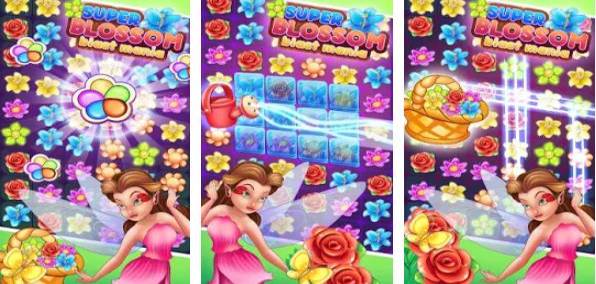 Gameplay screenshot from blossom blast mania for Android
