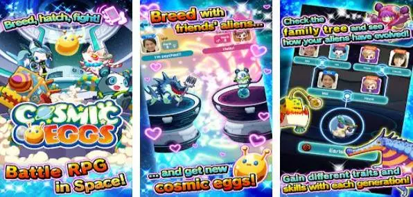cosmis eggs battle adventure rpg is space