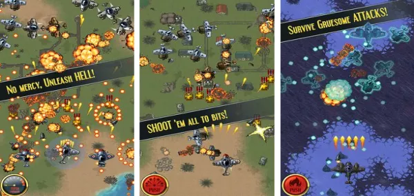 Gameplay screenshot from aces of the luftwaffe for Android