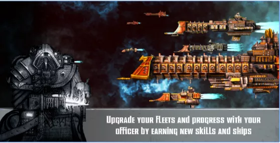 Gameplay screenshot from battlefleet gothic leviathan for Android