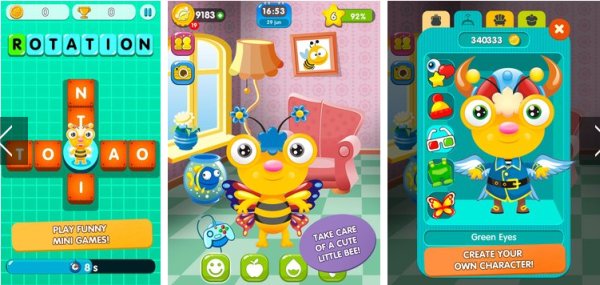 Gameplay screenshot from beesmarty tamagotchi organizer for Android