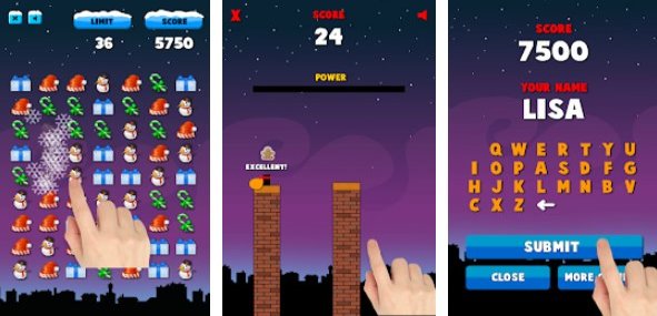 Gameplay screenshot from christmas games 2 in 1 for Android