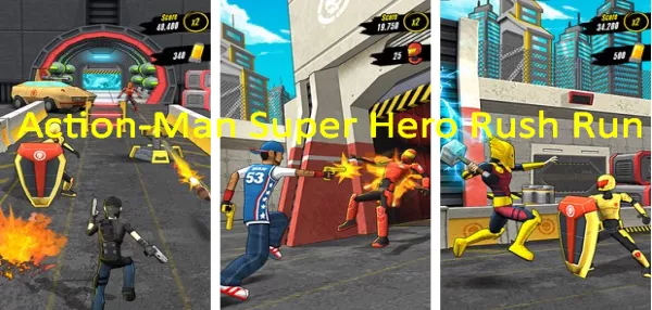 Action Man Super Hero Rush Run