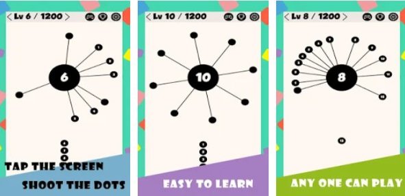 Gameplay screenshot from arrow now with 1200 levels for Android