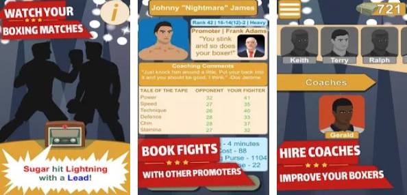 Gameplay screenshot from boxing promoter for Android