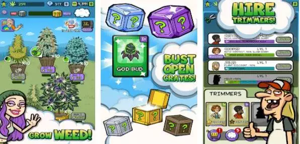 Gameplay screenshot from bud farm quest for buds for Android