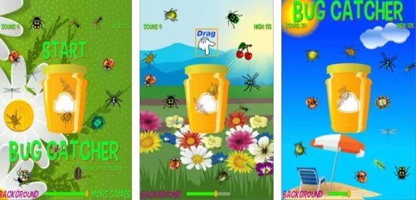 Gameplay screenshot from bug catcher pro for Android