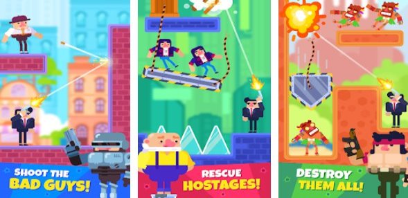 Gameplay screenshot from bullet master for Android