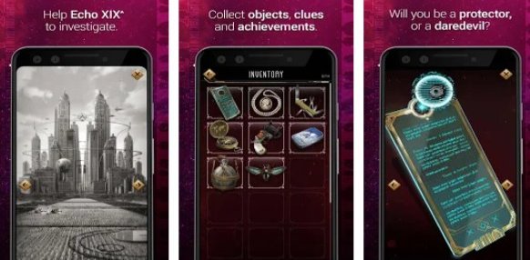 Gameplay screenshot from chroniric time reapers interactive story for Android