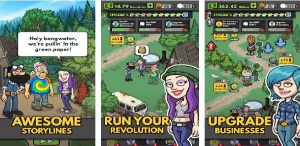 Gameplay screenshot from bud farm idle tycoon for Android