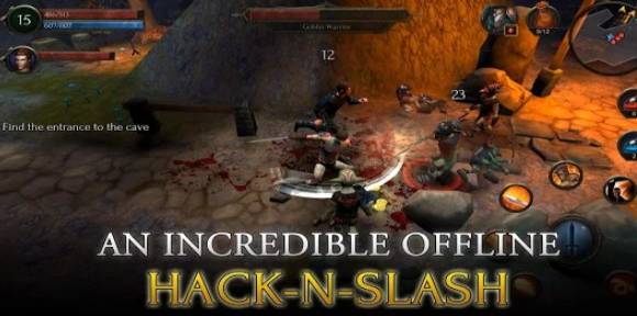 Gameplay screenshot from arcane quest legends offline rpg for Android