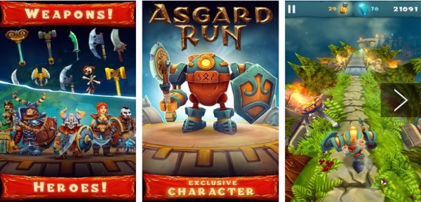 Gameplay screenshot from asgard run for Android